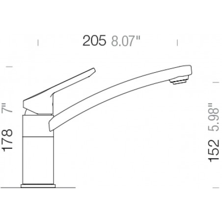 Kuchyňská baterie Schock SC-90 Bronze