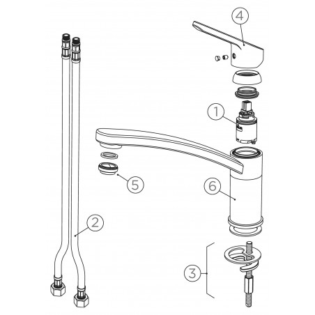 Kuchyňská baterie Schock SC-90 Puro