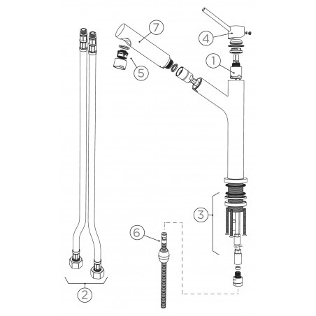 Kuchyňská baterie Schock Dion.120 Chrom