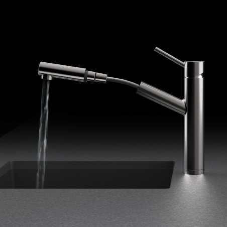 Kuchyňská baterie Schock Altos.120 Nerez, beztlaková