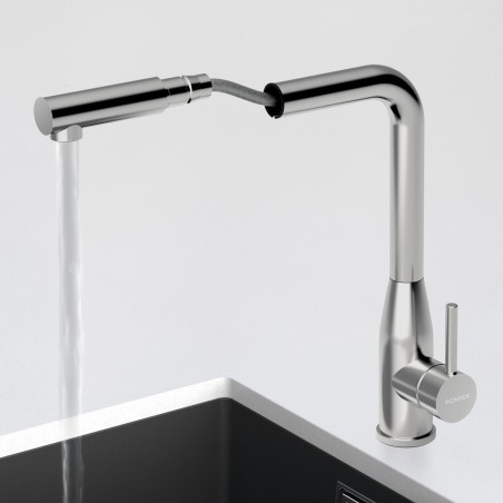 Kuchyňská baterie Schock Keto.120 Masivní nerezová ocel