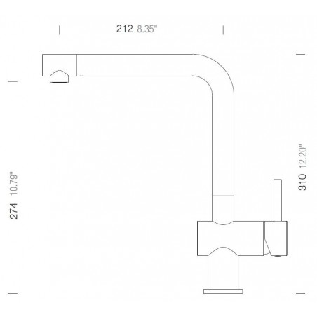 Kuchyňská baterie Schock Epos Puro
