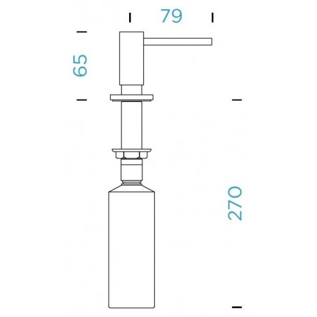Dávkovač saponátu Schock Samo Puro, 500 ml Dávkovač saponátu Schock Samo Puro, 500 ml