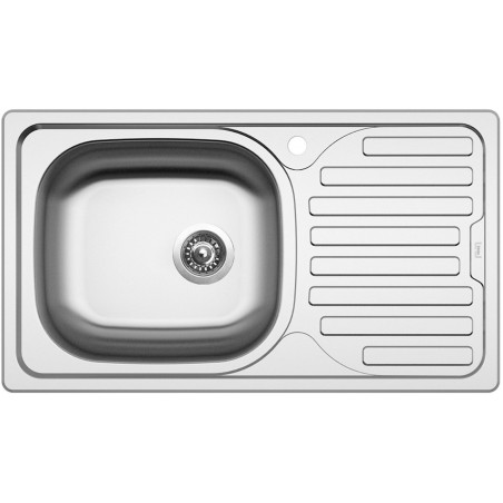 Kuchyňský dřez Sinks Classic 760 V 0,5 mm, matný, levý Kuchyňský dřez Sinks Classic 760 V 0,5 mm, matný, levý