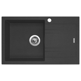 Kuchyňský dřez Sinks Linea 780 N Granblack, levý