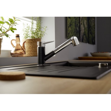 Kuchyňská baterie Blanco Wega II-S Chrom/Bílá