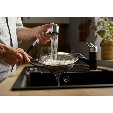 Kuchyňská baterie Blanco Wega II-S Chrom/Černá