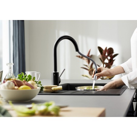 Kuchyňská baterie Blanco Mida-S Černá