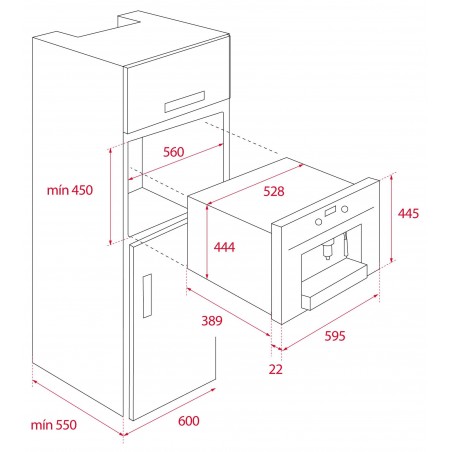 Automatický kávovar Teka CLC 855 GM BX Černá/Nerez Automatický kávovar Teka CLC 855 GM BX Černá/Nerez