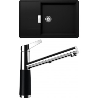 Set Schock S14-5 (dřez Tia D-100LS Puro + baterie SC-510.120 Puro)