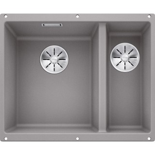 Kuchyňský dřez Blanco Subline 340/160-U Aluminium, levý, bez táhla
