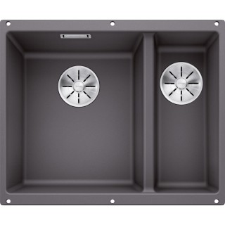 Kuchyňský dřez Blanco Subline 340/160-U Šedá skála, levý, bez táhla