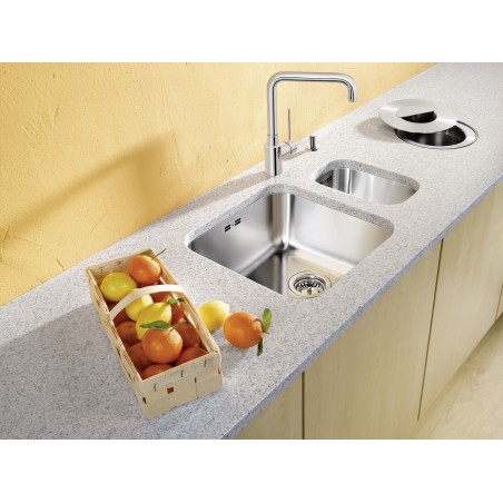 Kuchyňský dřez Blanco Supra 400-U Kartáčovaný, s táhlem Kuchyňský dřez Blanco Supra 400-U Kartáčovaný, s táhlem