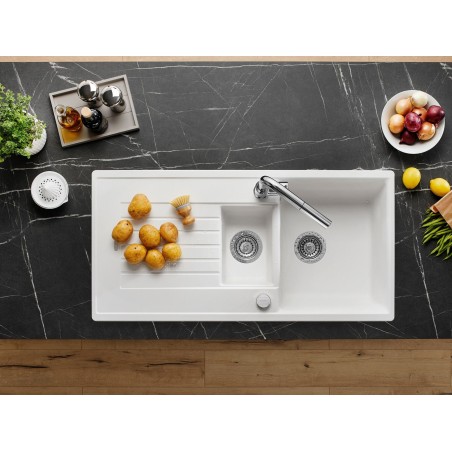 Kuchyňský dřez Blanco Zia 6 S Aluminium, bez excentru