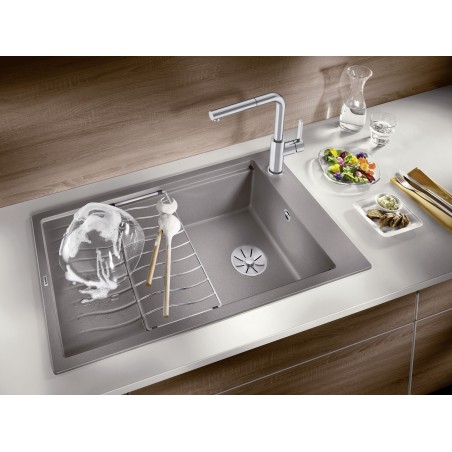Kuchyňský dřez Blanco Elon XL 8 S, s odkapávací mřížkou, Šedá skála
