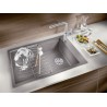 Kuchyňský dřez Blanco Elon XL 8 S, s odkapávací mřížkou, Tartufo