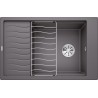Kuchyňský dřez Blanco Elon XL 6 S, s odkapávací mřížkou, Šedá skála