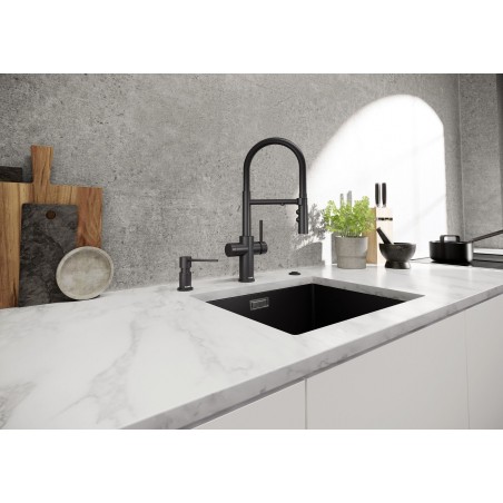 Kuchyňský dřez Blanco Subline 500-U Černá, bez táhla