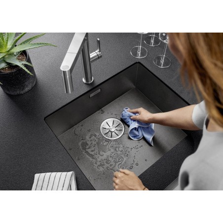 Kuchyňský dřez Blanco Zerox 500-U DXD, nerez Dark Steel