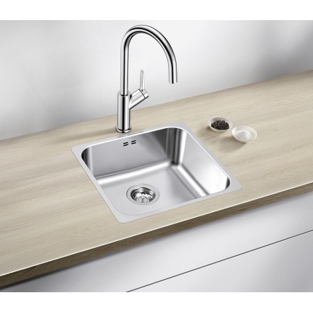 Kuchyňský dřez Blanco Supra 400-IF R12, kartáčovaný