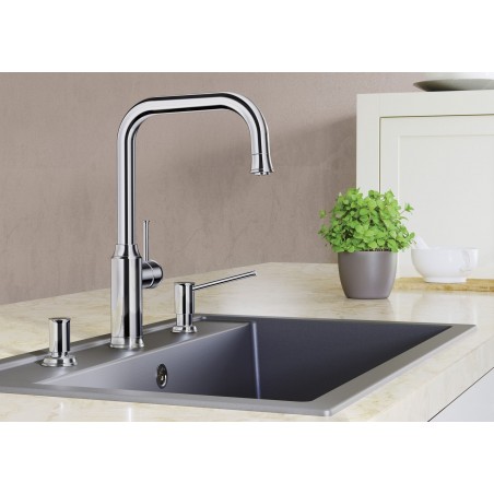 Kuchyňský dřez Blanco Dalago 6 Aluminium, s excentrem