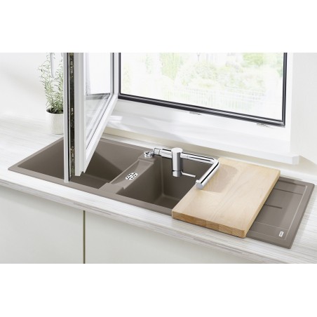 Kuchyňská baterie Blanco Linus-F Chrom, před okno