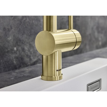 Kuchyňská baterie Blanco Linus-S Saténově zlatá