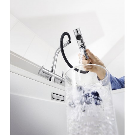 Kuchyňská baterie Blanco Fontas-S II Saténově zlatá