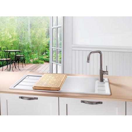 Kuchyňský dřez Blanco Faron XL 6 S Kávová, bez excentru