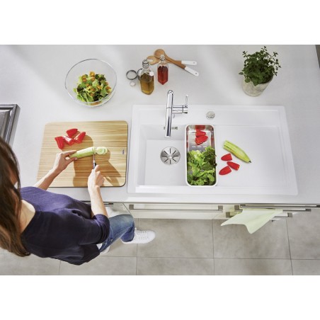 Kuchyňský dřez Blanco Zenar 45 S Bílá, levý, s excentrem