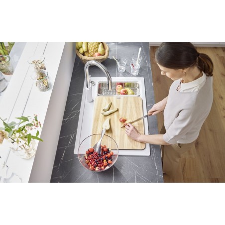 Kuchyňský dřez Blanco Zenar XL 6 S Compact Antracit, s excentrem