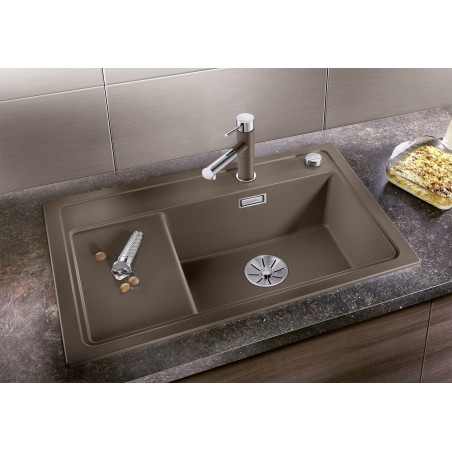 Kuchyňský dřez Blanco Zenar XL 6 S Compact Šedá skála, s excentrem