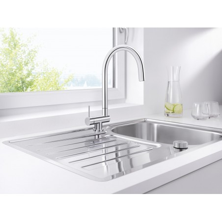 Kuchyňská baterie Blanco Coressa-F Chrom, páka vlevo