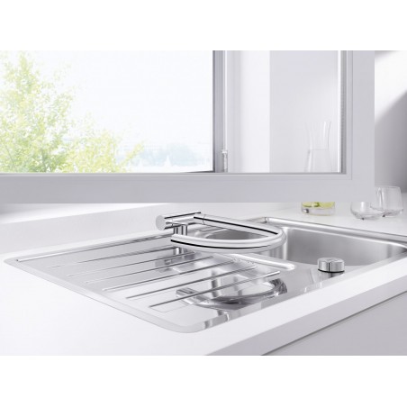 Kuchyňská baterie Blanco Coressa-F Chrom, páka vlevo