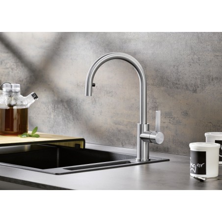 Kuchyňská baterie Blanco Candor-S Nerez kartáčovaná