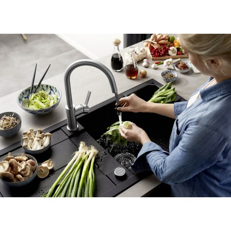 Kuchyňská baterie Blanco Candor-S Nerez kartáčovaná