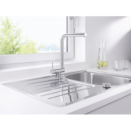 Kuchyňská baterie Blanco Laressa-F Chrom, páka vlevo