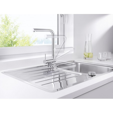 Kuchyňská baterie Blanco Laressa-F Chrom, páka vlevo