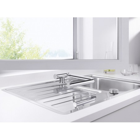 Kuchyňská baterie Blanco Laressa-F Chrom, páka vlevo