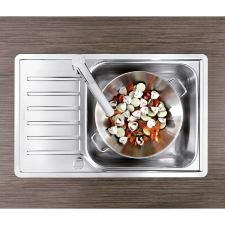 Kuchyňský dřez Blanco Lantos XL 6 S-IF Compact Kartáčovaný