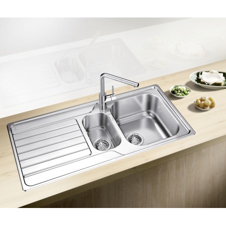 Kuchyňský dřez Blanco Dinas 6 S Kartáčovaný, bez excentru