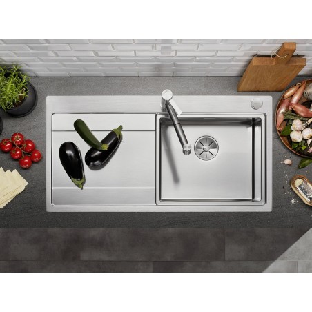 Kuchyňský dřez Blanco Divon II 5 S-IF, hedvábný lesk, levý