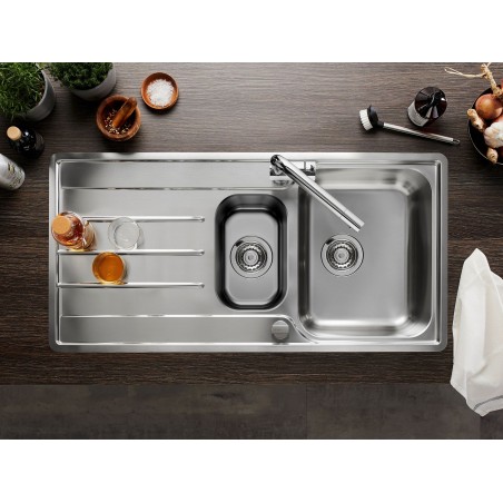 Kuchyňský dřez Blanco Lemis 6 S-IF Kartáčovaný, bez excentru