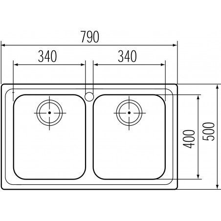 Kuchyňský dřez Franke Logica LLX 620