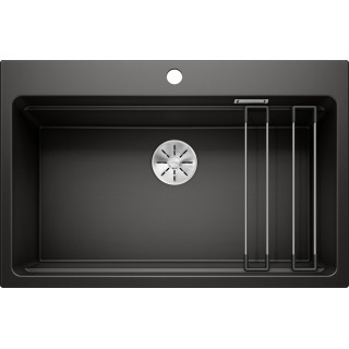 Kuchyňský dřez Blanco Etagon 8 Černá, s excentrem