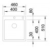 Kuchyňský dřez Blanco Claron 400-IF/A Hedvábný lesk
