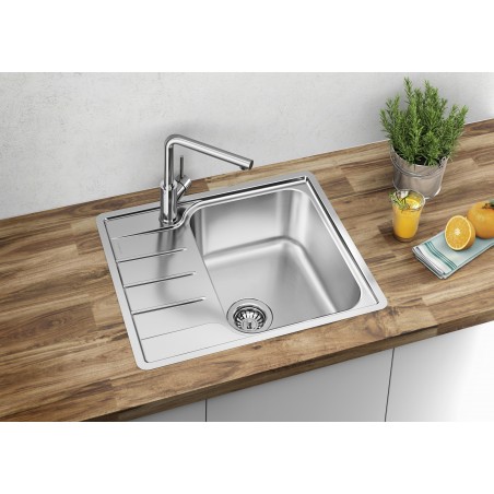 Kuchyňský dřez Blanco Lemis 45 S-IF Mini Kartáčovaný, s excentrem
