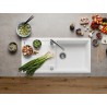 Kuchyňský dřez Blanco Metra XL 6 S Bílá, s excentrem