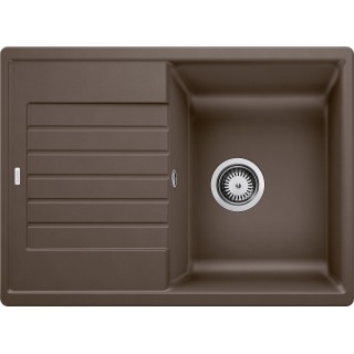 Kuchyňský dřez Blanco Zia 45 S Compact Kávová, s excentrem
