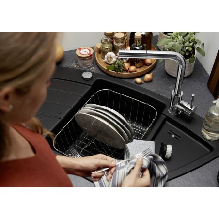 Kuchyňský dřez Blanco Zia 9 E Bílá, s excentrem